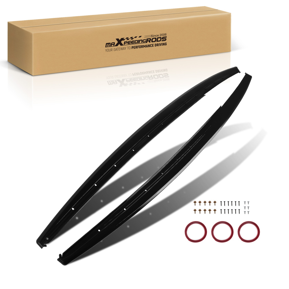 Side Skirt Extension Body Kit compatible for BMW F30 F31 3 Series M Sport 2012-2018 Black