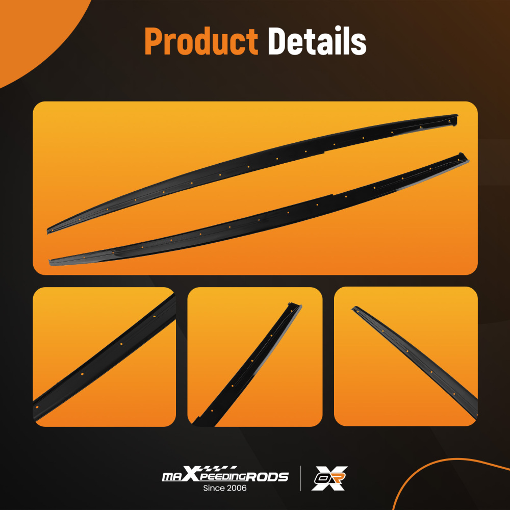 Side Skirt Extension Body Kit for BMW F30 F31 3 Series M Sport 2012-2018 Black