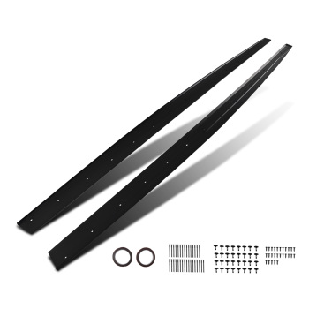 Body Kit Side Skirt Panel compatible for BMW F32 F33 F36 4 Series 2014-2020 Gloss Black