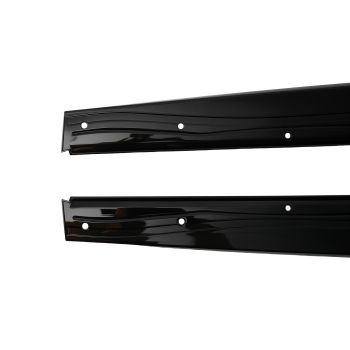 Body Kit Side Skirt Panel compatible for BMW F32 F33 F36 4 Series 2014-2020 Gloss Black