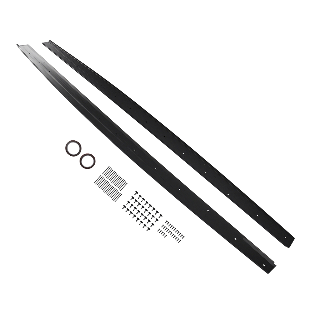 Body Kit Side Skirt Panel compatible for BMW F32 F33 F36 4 Series 2014-2020 Gloss Black