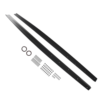 Body Kit Side Skirt Panel compatible for BMW F32 F33 F36 4 Series 2014-2020 Gloss Black