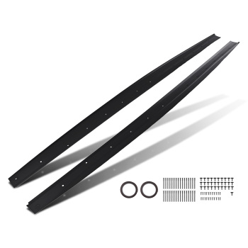 ABS Side Skirt Extension Lip compatible for BMW 4 Series F32 F33 F36 2014-2020 Body Kit