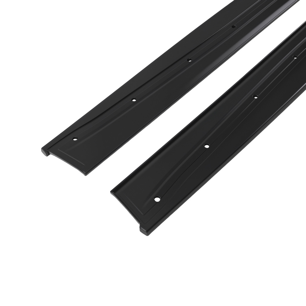 ABS Side Extension Panel compatible for BMW F32 F33 F36 4-Series 2014-2020 Matte Black