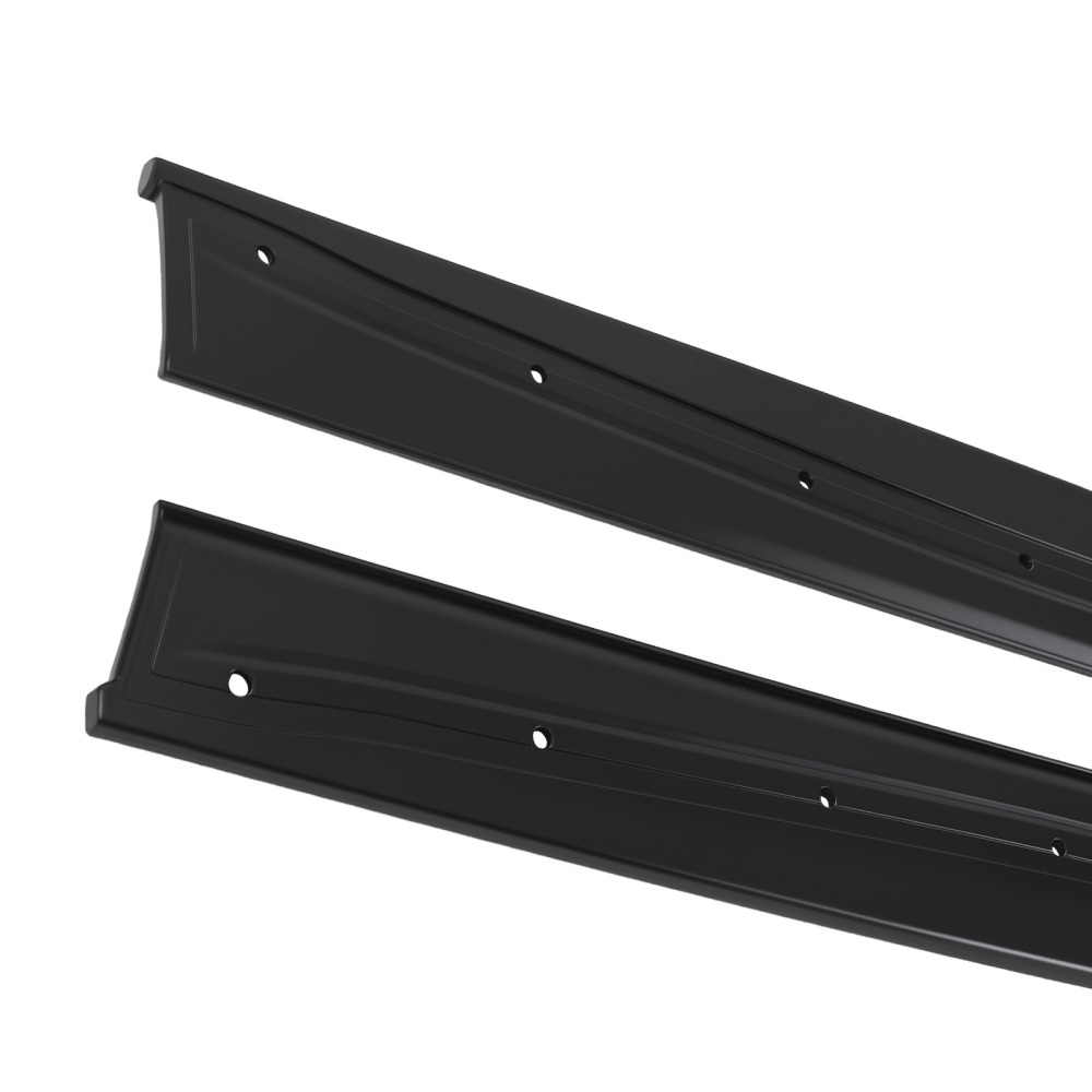 ABS Side Extension Panel compatible for BMW F32 F33 F36 4-Series 2014-2020 Matte Black