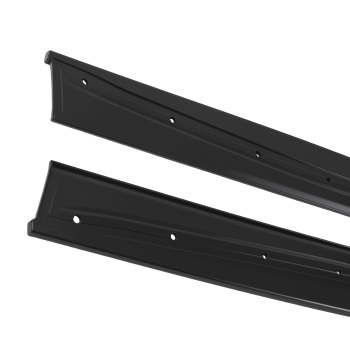ABS Side Extension Panel compatible for BMW F32 F33 F36 4-Series 2014-2020 Matte Black