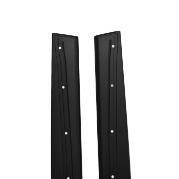 ABS Side Extension Panel compatible for BMW F32 F33 F36 4-Series 2014-2020 Matte Black