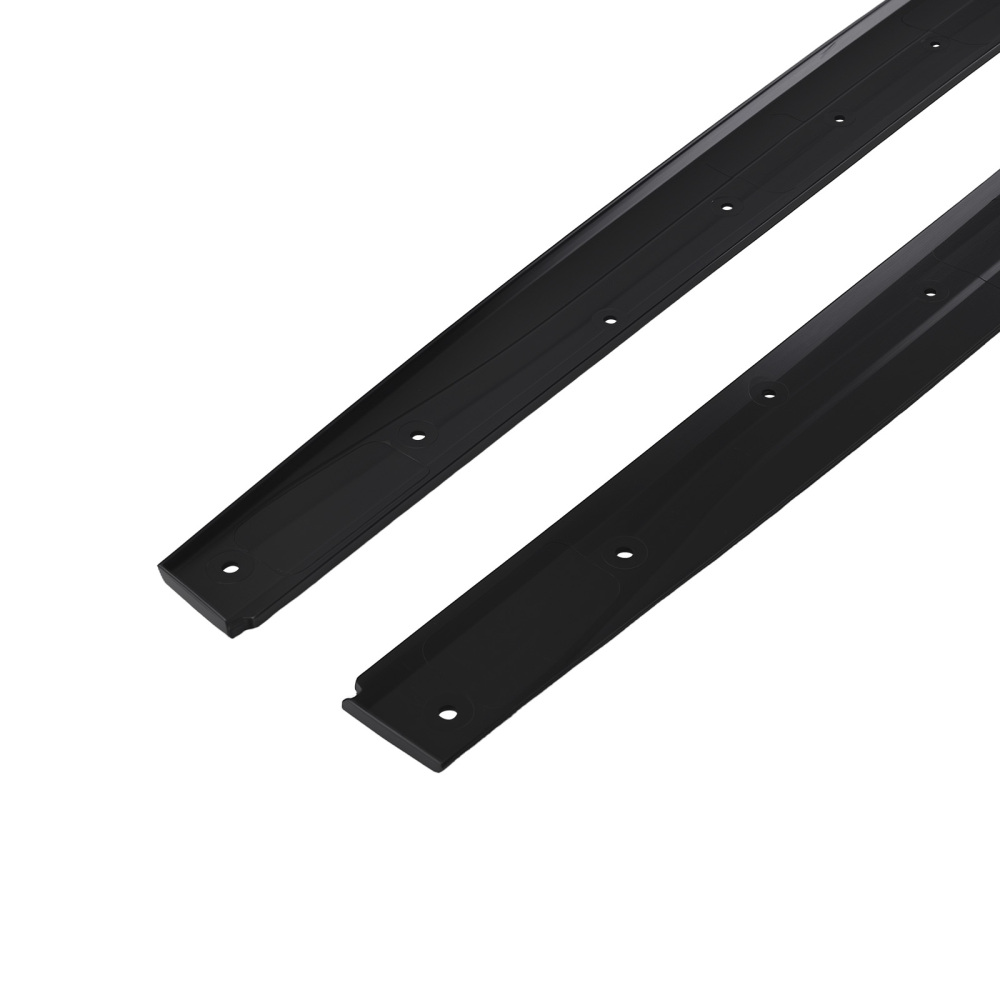 ABS Side Extension Panel compatible for BMW F32 F33 F36 4-Series 2014-2020 Matte Black