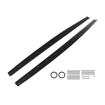 ABS Side Skirt Extension Lip compatible for BMW 4 Series F32 F33 F36 2014-2020 Body Kit