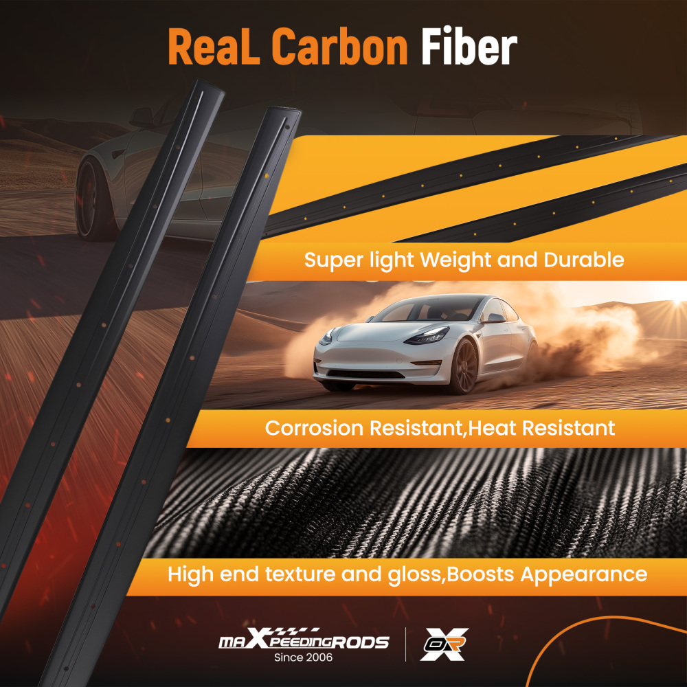 ABS Side Skirt Extension Lip compatible for BMW 4 Series F32 F33 F36 2014-2020 Body Kit