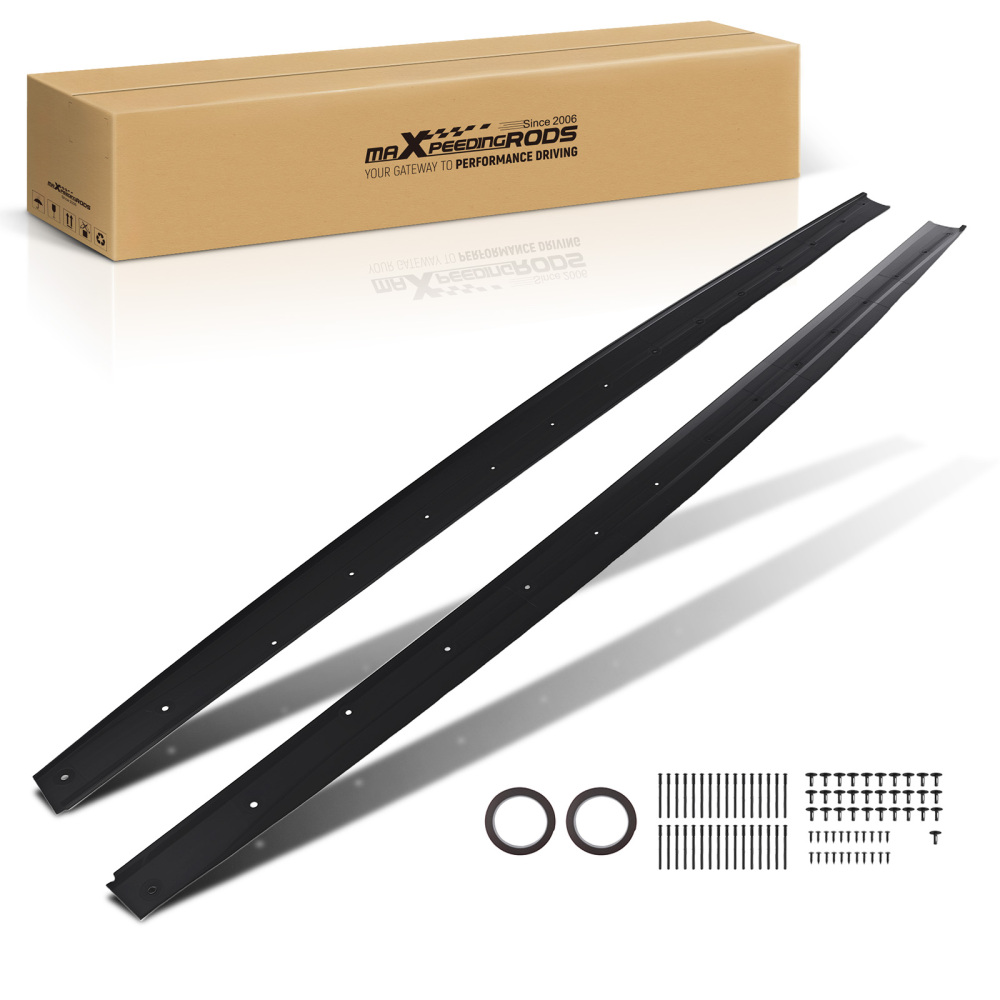 ABS Side Skirt Extension Lip compatible for BMW 4 Series F32 F33 F36 2014-2020 Body Kit