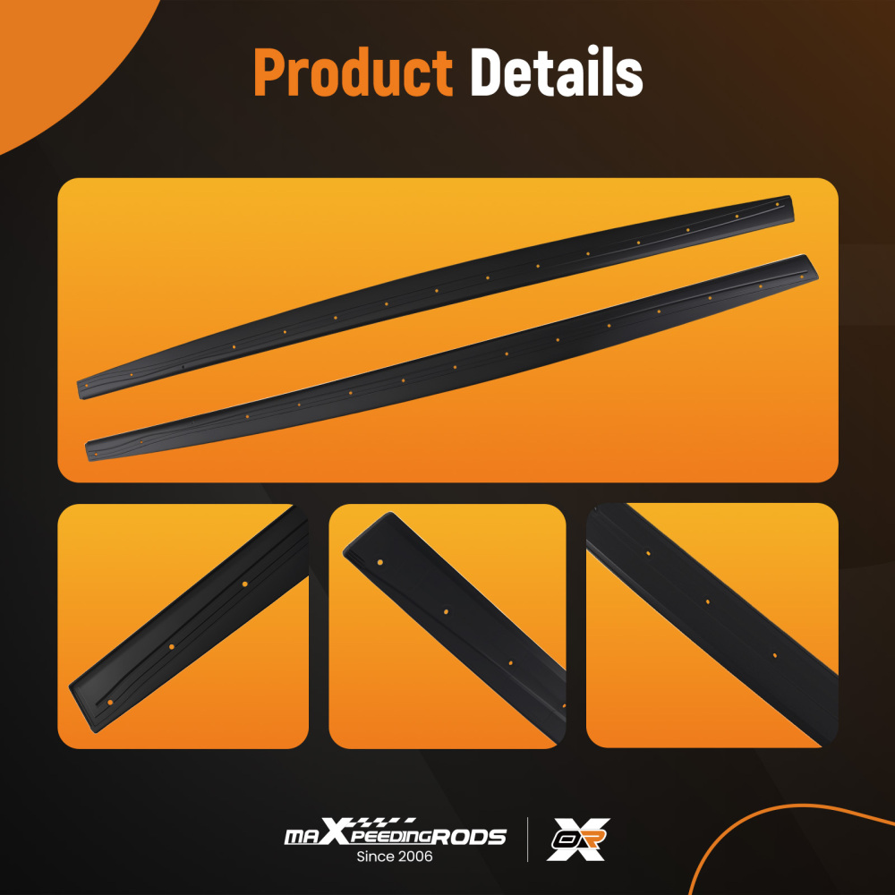 ABS Side Skirt Extension Lip compatible for BMW 4 Series F32 F33 F36 2014-2020 Body Kit