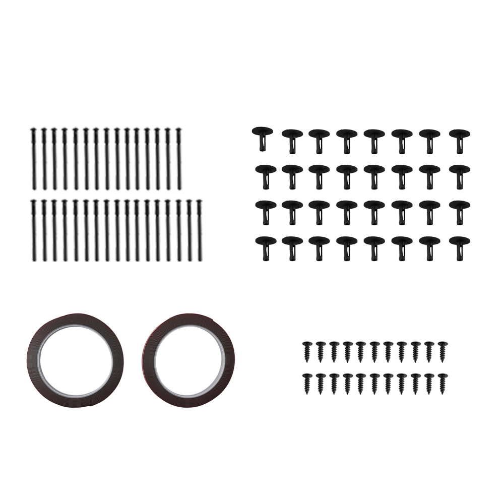 ABS Side Skirt Extension Lip compatible for BMW 4 Series F32 F33 F36 2014-2020 Carbon Look