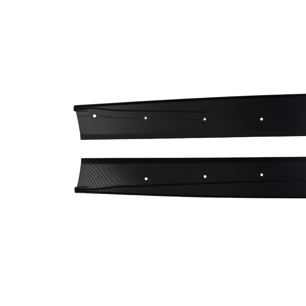 ABS Side Skirt Extension Lip compatible for BMW 4 Series F32 F33 F36 2014-2020 Carbon Look