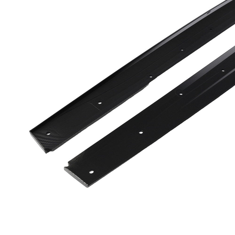 ABS Side Skirt Extension Lip compatible for BMW 4 Series F32 F33 F36 2014-2020 Carbon Look