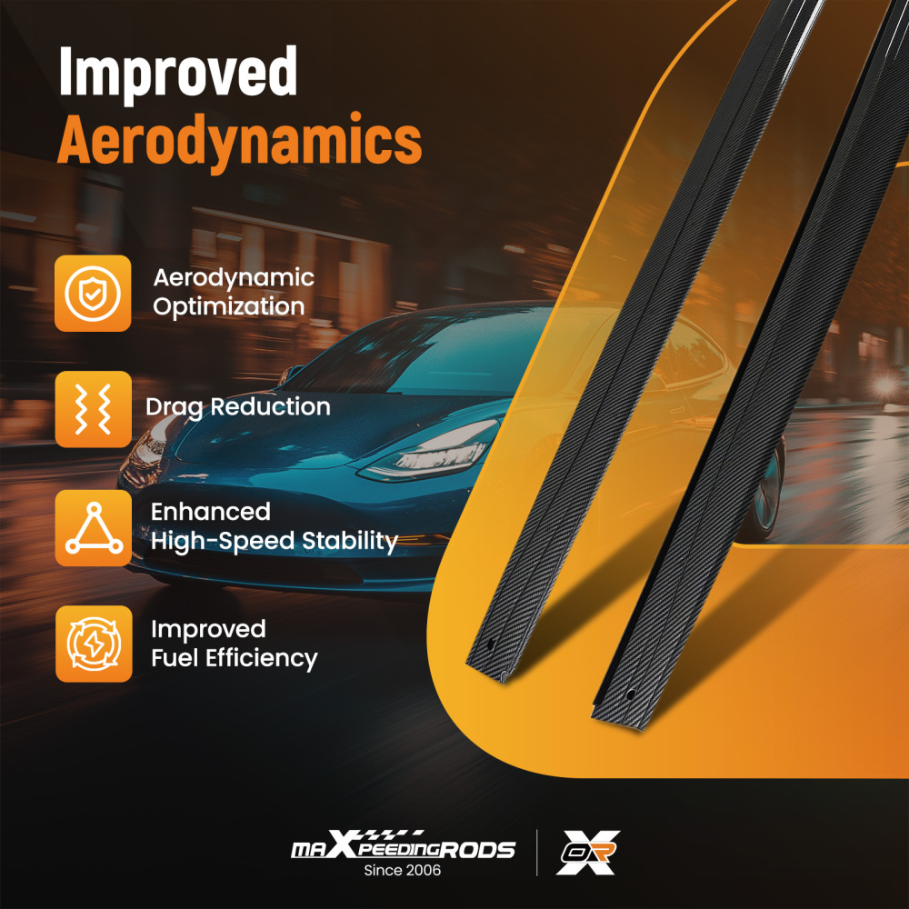 ABS Side Skirt Extension Lip compatible for BMW 4 Series F32 F33 F36 2014-2020 Carbon Look