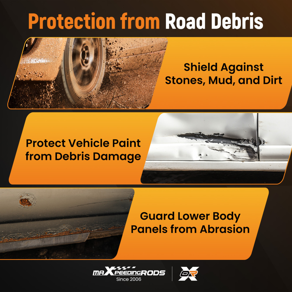 ABS Side Skirt Extension Lip compatible for BMW 4 Series F32 F33 F36 2014-2020 Carbon Look