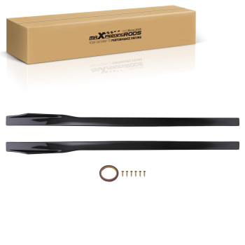 2PC ABS Side Skirt Extension compatible for BMW 8 Series G14 Cabrio G15 2019+ Gloss