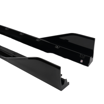 2pcs LR Side Skirt Extension Kit compatible for BMW 1 Series F40 2019-2023 Gloss Black