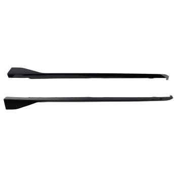 2pcs LR Side Skirt Extension Kit compatible for BMW 1 Series F40 2019-2023 Gloss Black