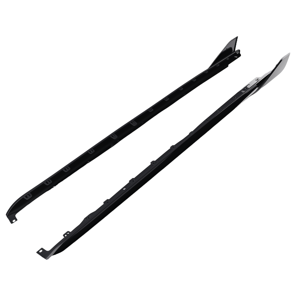 2pcs LR Side Skirt Extension Kit compatible for BMW 1 Series F40 2019-2023 Gloss Black