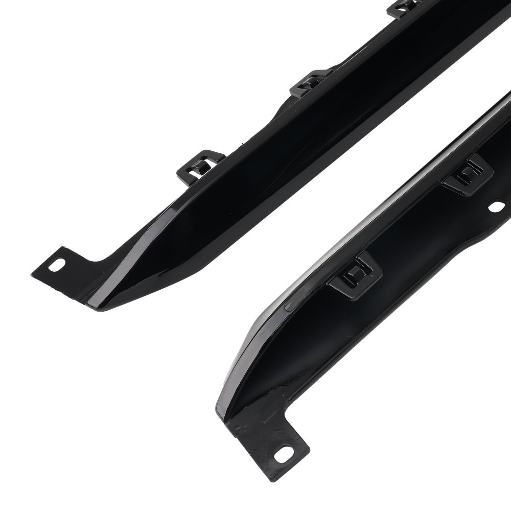2pcs LR Side Skirt Extension Kit compatible for BMW 1 Series F40 2019-2023 Gloss Black
