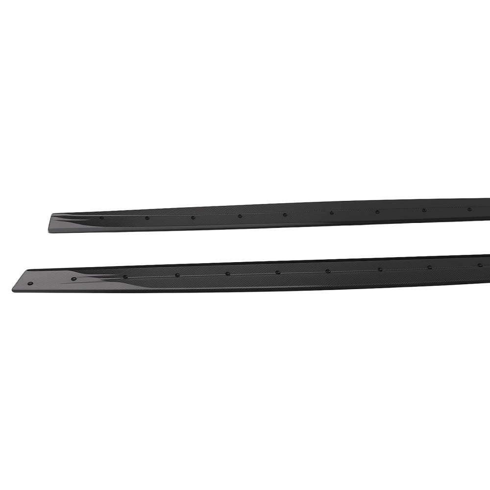 LR 2pcs Side Skirt Extension compatible for BMW F32 F33 F36 4-Series M Sport 2014-2020