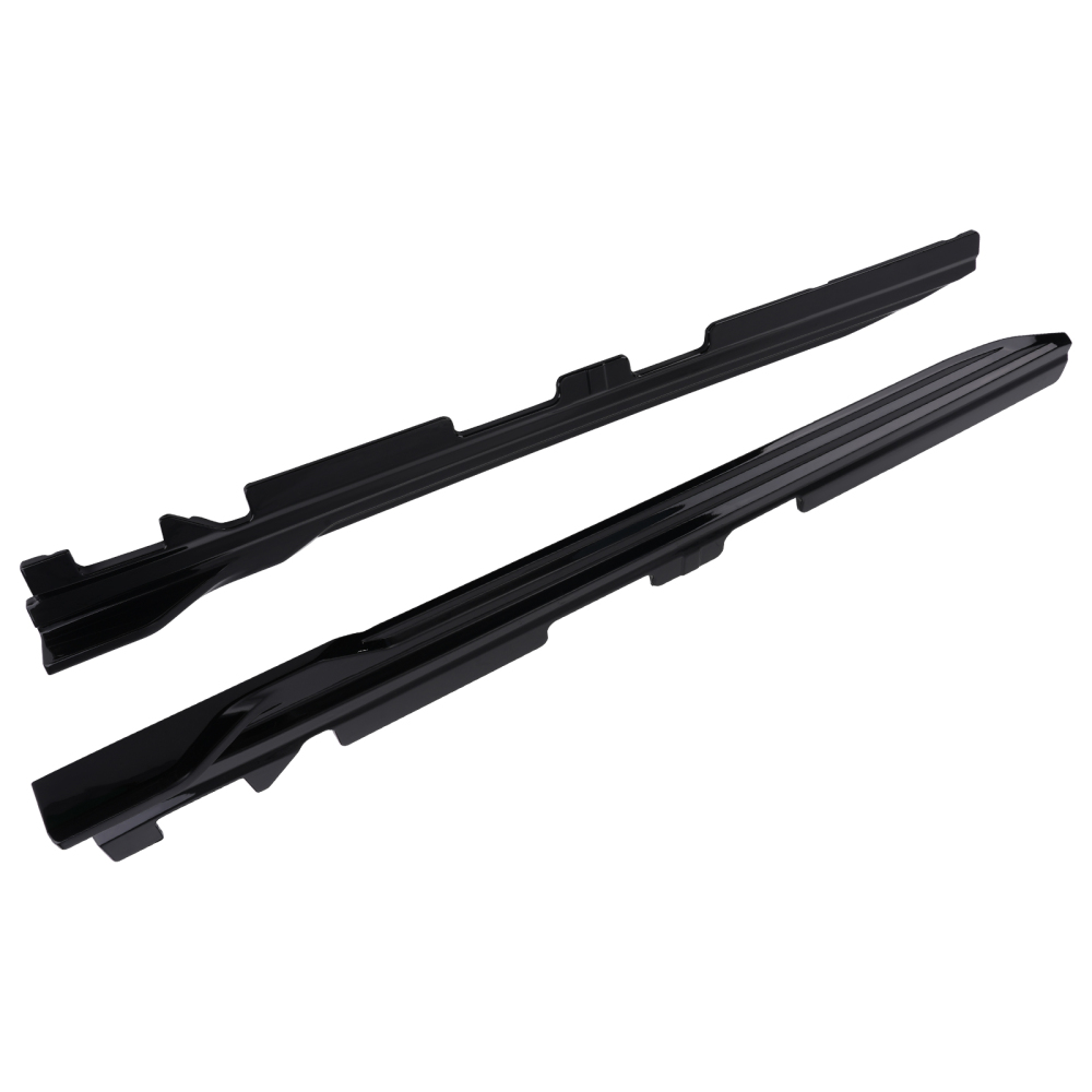 ABS Side Skirt Extension compatible for BMW X3 G01 X4 G02 2018-2023 Gloss Black Panel