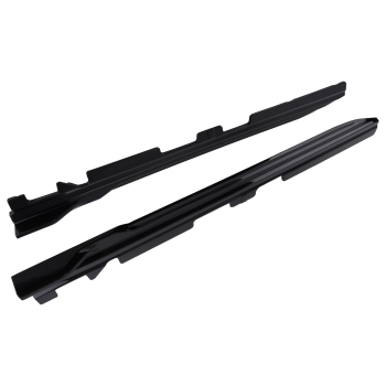 ABS Side Skirt Extension compatible for BMW X3 G01 X4 G02 2018-2023 Gloss Black Panel