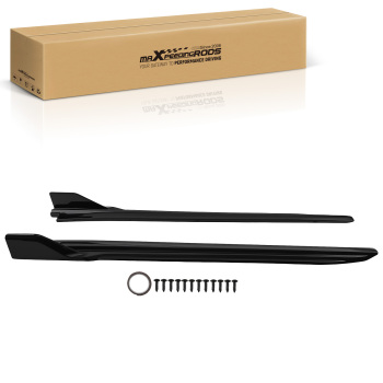 ABS Plastic Side Skirts compatible for BMW X5 F15 X6 F16 2013-2019 Glossy Black GT