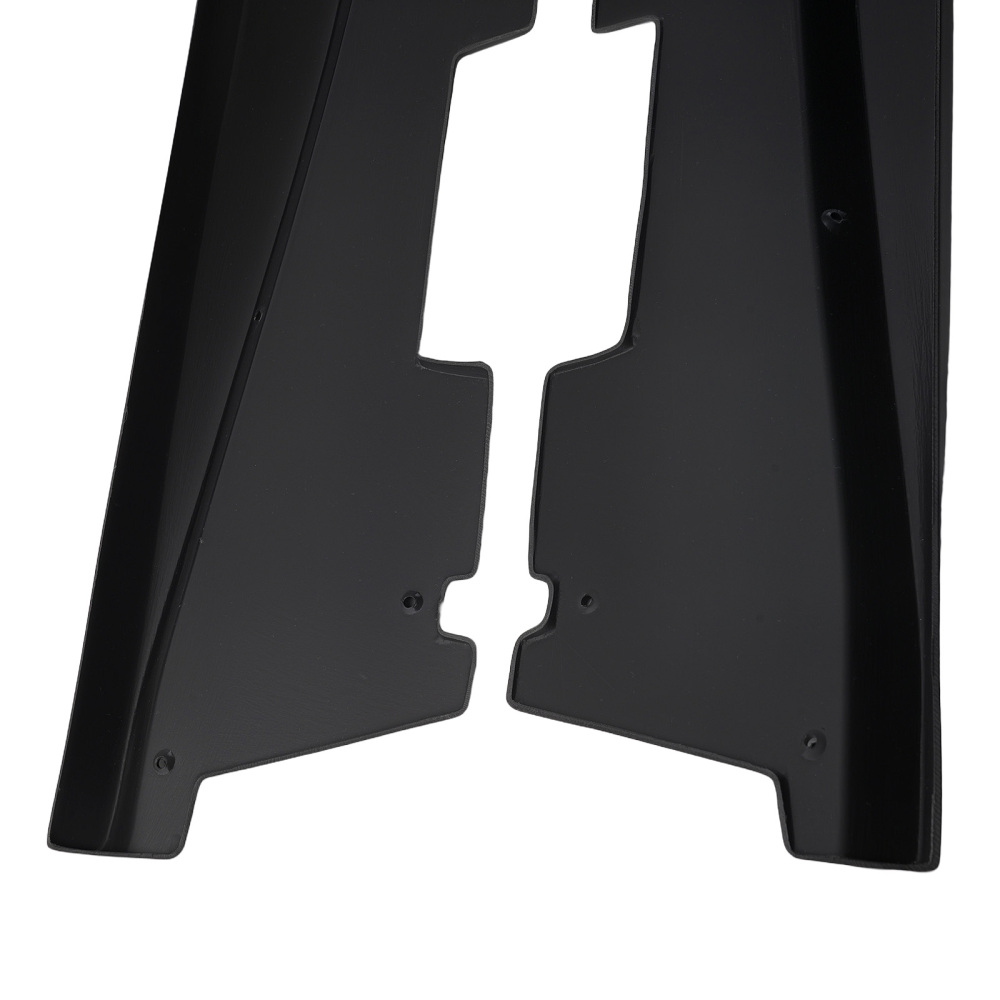 ABS Side Skirt Extension Body Kit compatible for Chevrolet Camaro 16-20 Matte Black Panel