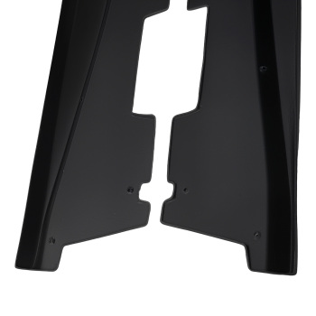 ABS Side Skirt Extension Body Kit compatible for Chevrolet Camaro 16-20 Matte Black Panel