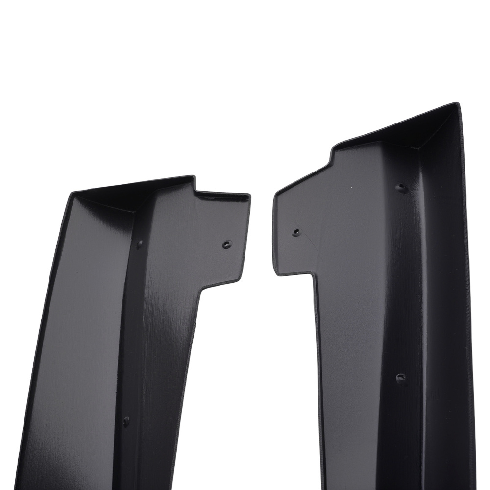 ABS Side Skirt Extension Body Kit compatible for Chevrolet Camaro 16-20 Matte Black Panel