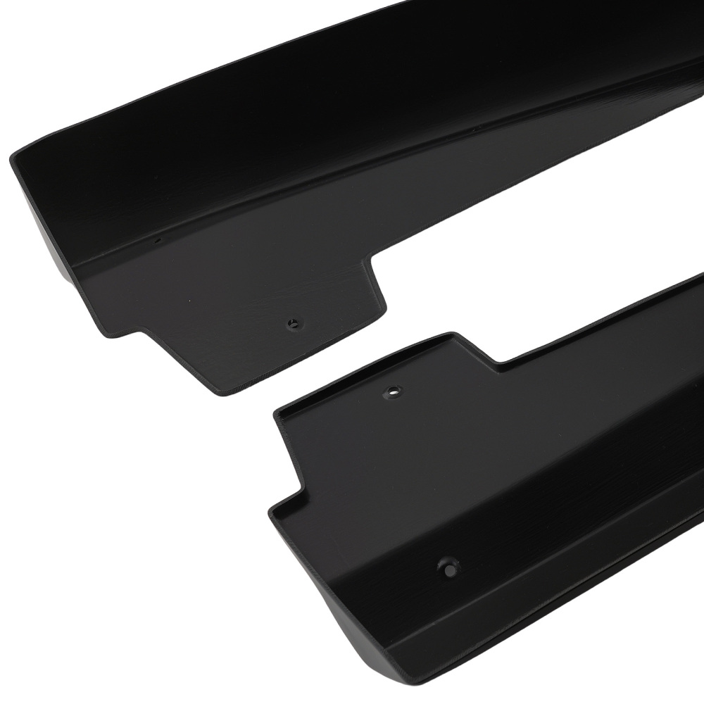 ABS Side Skirt Extension Body Kit compatible for Chevrolet Camaro 16-20 Matte Black Panel