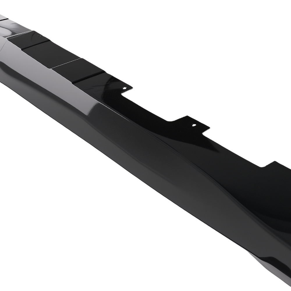 Black PP Side Skirt Extension compatible for Chevy Camaro 2016-2022 ZL1 Rocker Panels