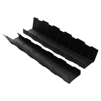 Matte Black Side Skirt compatible for Chevrolet Camaro RS SS 2016-2022 ZL1 Style Pair