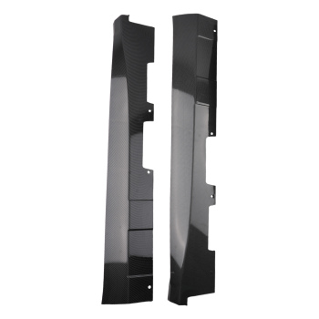 Carbon Fiber Look Side Skirts compatible for Chevrolet Camaro 2016-2022 ZL1 Style Pair