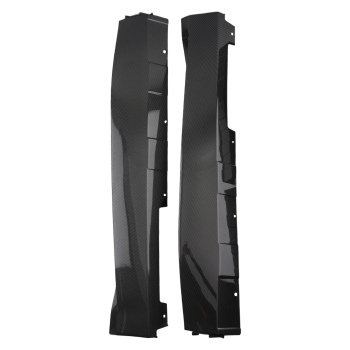 Carbon Fiber Look Side Skirts compatible for Chevrolet Camaro 2016-2022 ZL1 Style Pair