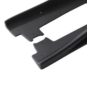 Side Skirt Extension compatible for Chevy Camaro RS SS LT LS 16-23 Matte Black ABS Plastic