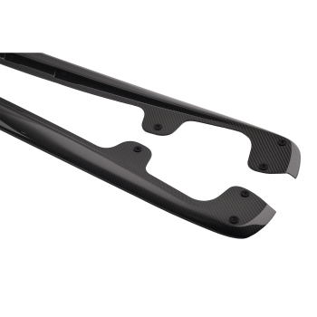 2PCS Side Skirt Extension Lip compatible for Chevrolet Corvette Wide Body Models 2005-2013