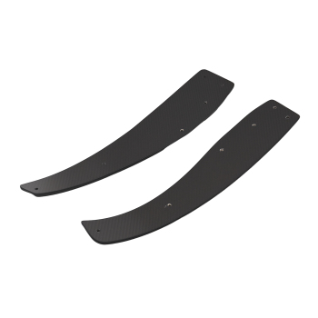 2PCS Side Skirt Extension Lip compatible for Chevrolet Corvette Wide Body Models 2005-2013