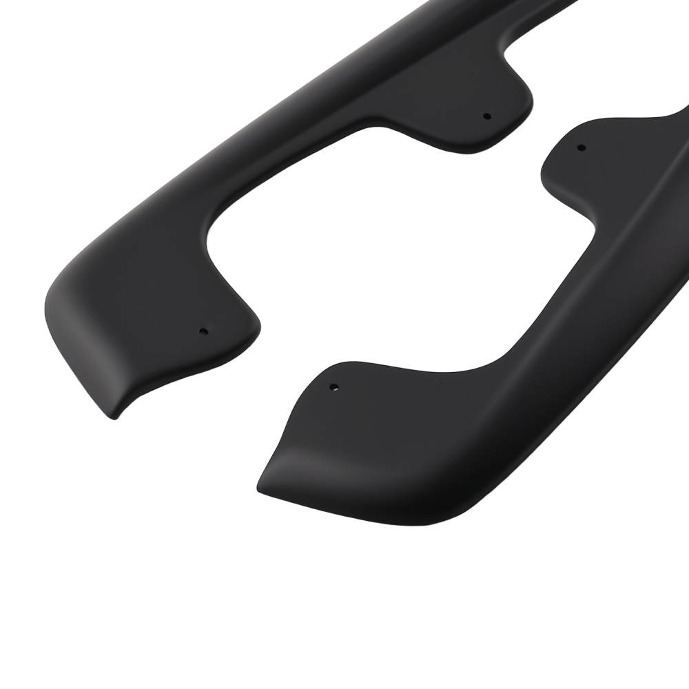 Black ABS Side Skirt Extension compatible for Chevrolet Corvette Wide Body 2005-2013 2PC