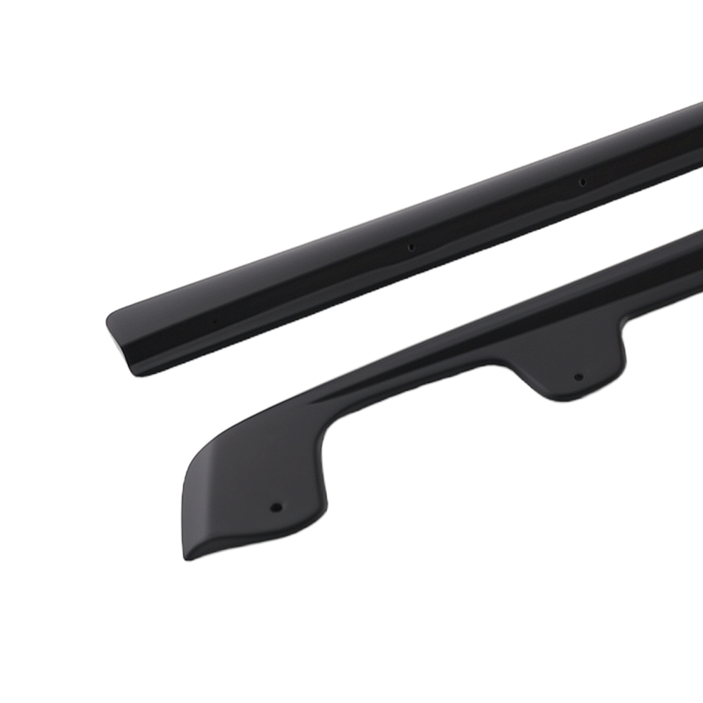 Black ABS Side Skirt Extension compatible for Chevrolet Corvette Wide Body 2005-2013 2PC