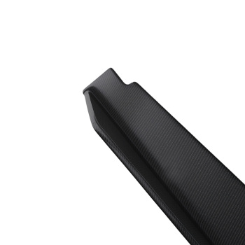 Carbon Look ABS Side Skirt Body Extension Kit compatible for Chevrolet Corvette C8 2020-22