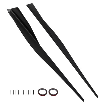 Carbon Look ABS Side Skirt Body Extension Kit compatible for Chevrolet Corvette C8 2020-22