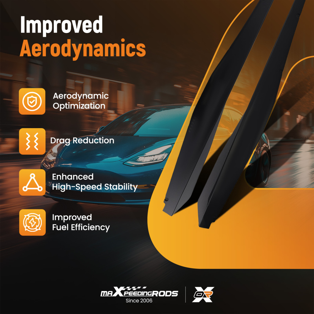 Carbon Look ABS Side Skirt Body Extension Kit compatible for Chevrolet Corvette C8 2020-22