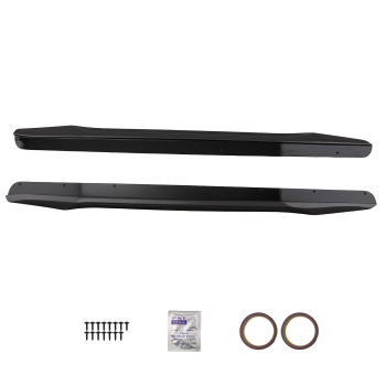 Side Skirt compatible for Cadillac CTS-V Sedan/Wagon 4Door 2009 2010-2014 Carbon Fiber