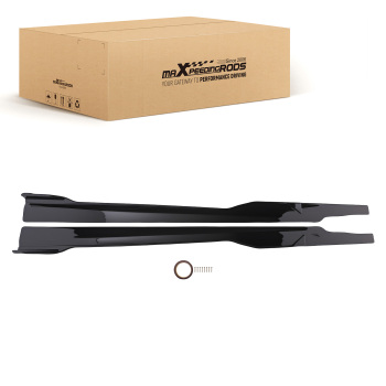 Side Skirt Extension compatible for Dodge Charger GT R/T Scat Pack 2015-2023 Gloss Black