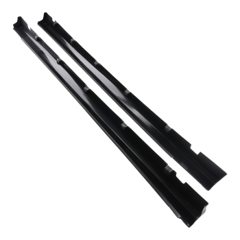 ABS Side Skirt Body Kit Extension compatible for Dodge Charger 2011-2023 Black Panel 2PC