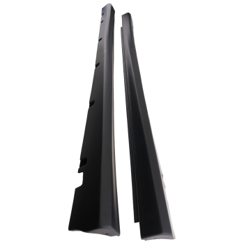 ABS Side Skirt Body Kit Extension compatible for Dodge Charger 2011-2023 Black Panel 2PC